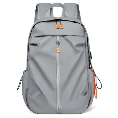 China With New Trend USB Men's Waterproof Student Backpack Leisure Backpack Large Capacity Minimalist Backpack Travel Bag for sale