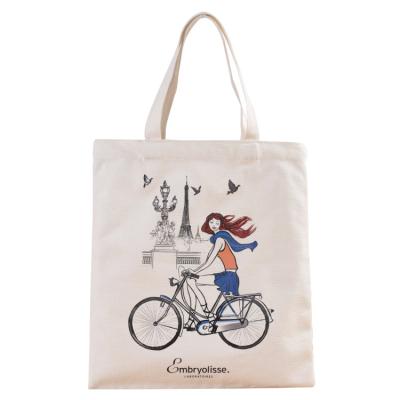 China Folding Shopping Tote Bag Organic Canvas Bag Sturdy Washable Cotton Canvas Bag for sale