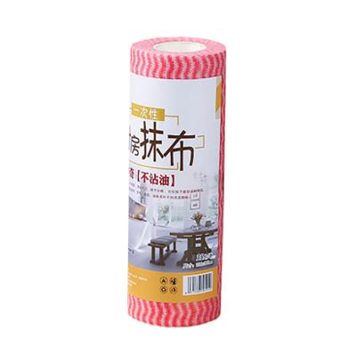 China Wholesale Stocked Non Woven Disposable Kitchen Household Dish Cleaning Cloth for sale