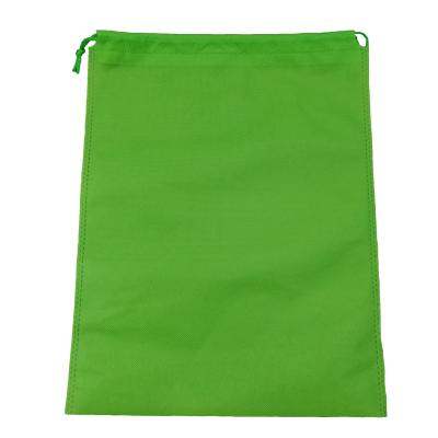 China Eco Friendly Custom Logo Blue Reusable Waterproof Nonwoven Drawstring Bag Eco - Friendly for sale