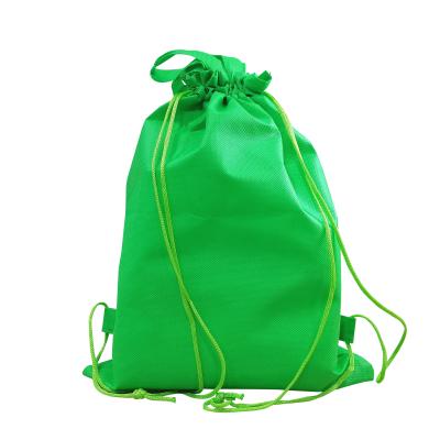 China Eco-friendly good quality promotion reusable shopping pringting wholesale non woven drawstring shoe bags for sale