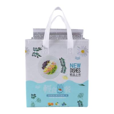 China Waterproof Custom Outdoor Reusable Insulated Nonwoven Thermal Cooler Bag For Food for sale