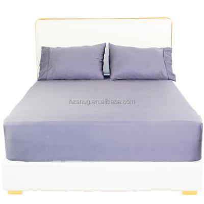 China Luxury Style Cooling Bamboo Bed Sheets Fitted&Flat Sheet Sets Silk Feeling For Home Hotel for sale