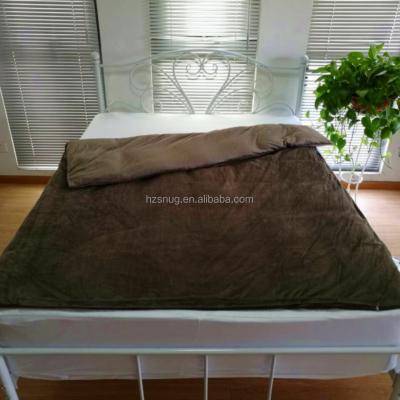 China Antistatic Super Soft Microplush Fleece Quilt Weighted Blanket for sale