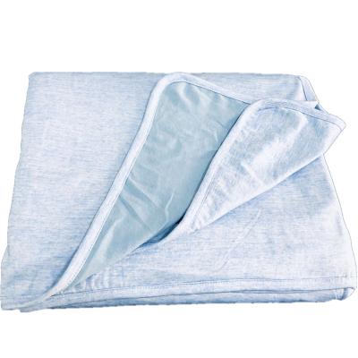 China Super Soft Smooth Breathable Anti-bacteria PE Fiber Cooling Throw Blanket Blanket For Summer for sale