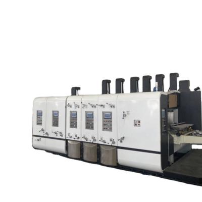 China Packaging Corrugated Box Flexo Printing Machine Slotting Die Cutting Machine for sale