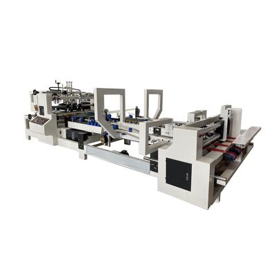 China Top Level High Speed ​​Fully Automatic Folder Gluer Machine For Corrugados Cardboard Box Making Machine For Sale for sale