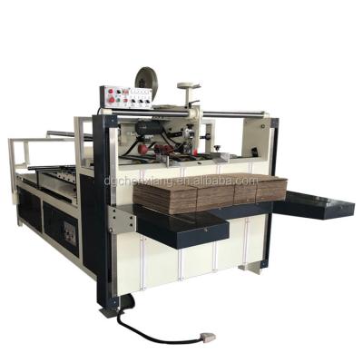 China Semi-automatic Corrugated Factory Carton Box Folder Gluer Machine for sale