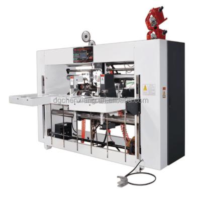 China Semi Automatic Restaurant China Best Double Piece Corrugated Box Stitching Machine / Stapling Machine for sale