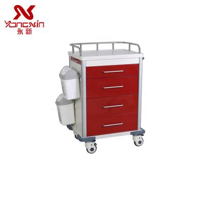 China Traditional Doctor Medical Anesthesia Cart /plastic medical cart for sale