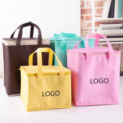 China High Quality Heat Preservation Wholesale Price Foil Food Thermal Delivery Insulated Lunch Cooler Bag Small for sale