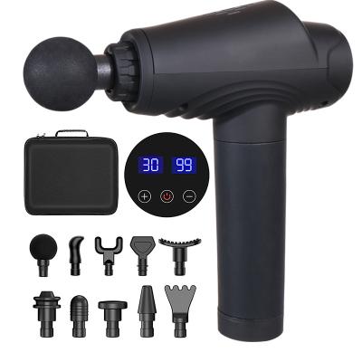 China Wireless Mini Fascia Gun Vibration Massage Device Handheld Deep Muscle Massager Gun Body Massager for sale