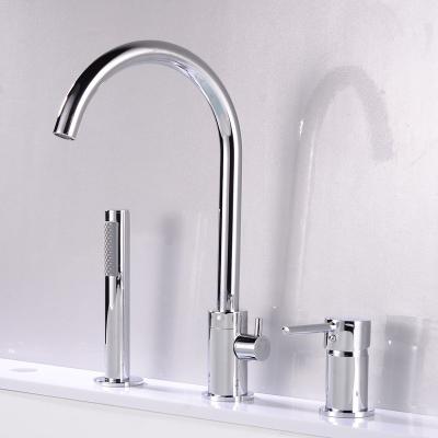 China Black Gold Waterfall Basin Faucet Bath Basin Slide Bar Copper Water Mixer Sink Faucet Kitchen European Modern Brass Painting Without Basin Faucet for sale