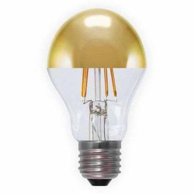 China Commercial Residential Decorative Copper Half Sphere Drop Light A60 LED Filament Light Bulb Silver Gold Silver Gold for sale