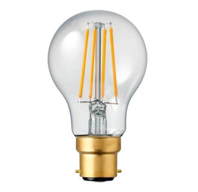 China Residential Led Filament Light Bulb A60 E26 6W 2700K 120V Dimmable Clear Dimmable Light Bulb for sale