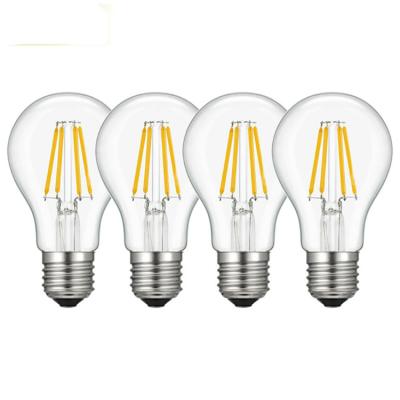 China LANDSCAPE cost-effectiveModern style vintage household lighting led filament bulb A19 8W LED dimmable light for sale