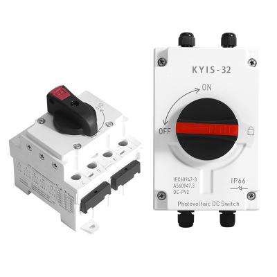 China Circuit Protection Photovoltaic DC isolation switch 1000V 32A solar for sale