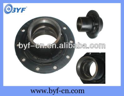 中国 150*150 American Type 16T Trailer Axle Beam Spare Part with 10-M22*1.5 Studs and 420*220mm Brake 販売のため