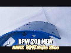 high hardness 05.091.27.83.0 bpw brake shoe new model 200