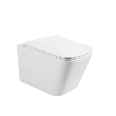 China Wholesale Items Wall Hung One Piece Square Ceramic Concealed Sanitary Toilet Cistern For Washing Room for sale