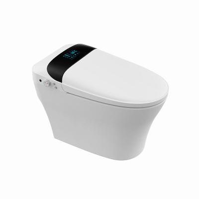 China 110V/220V CUPC Operation Toilet Heated Tankless Deodorization WC Self Flushing Intelligent Smart Toilet Seat Closestool for sale