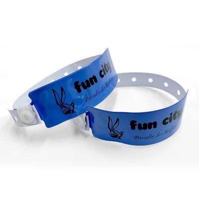 China Waterproof / FTGO Waterproof Wholesale High Quality Disposable PVC Party Hand Bands Material Wristband for sale