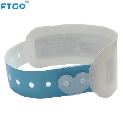 China Soft enough to avoid harm to peel FTGO endorsement medical patient ID band printing RFID chip fitbit wristband for sale