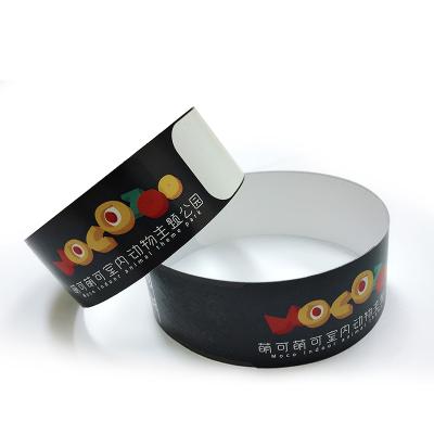 China China FTGO Direct Thermal Barcode PET Colorful PVC Wristbands For Activities for sale