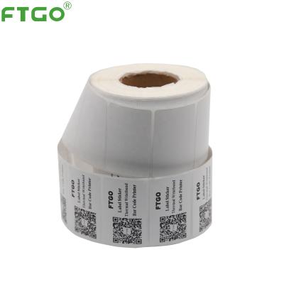 China FTGO Waterproof Wholesale Label Sticker Label Printing Custom Label Printer Roll for sale