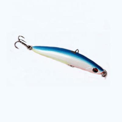 China High Carbon Steel + Plastic PVC Minnow 14g Sinking Pencil Fishing Lure Wobblers Hard Bait Artificial Accessories Building Fishing Lure for sale