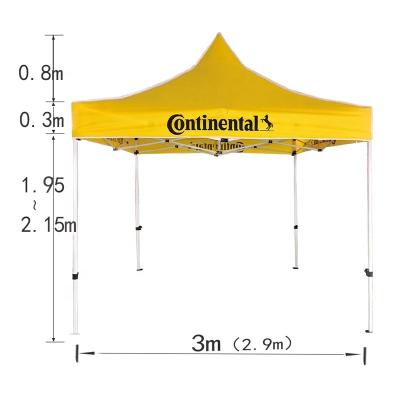 China Strengthen & portable custom folding printed portable pop up tent outdoor 10x10ft fold party canopy tent for sale