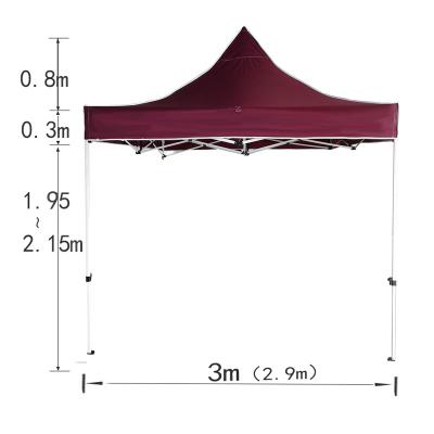 China Portable & Reinforce Display Tents 10 x 10 Custom Outdoor Commercial Promotional Canopy Folding Tents for sale