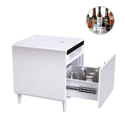 China Convertible Modern Smart Home Household Coffee Tables Furniture Design Smart Tempered Glass Touch Screen Luxury New Coffee Table With Fridge for sale