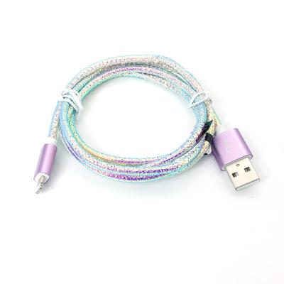 China Quick Charging + Popular USB APL Phone Cable Data Transmission Rainbow Cable 2.4a Quick Charging Data Cable For APL Phone Tablet for sale