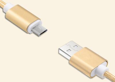 Chine corde de chargeur de téléphone d'Android de nylon de 1m 2m 3m, câble micro 5V 2.1A d'Usb de Samsung à vendre