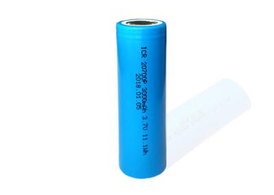 China Blauw 3,7 V-de Ionenbatterij 3000mah, 20700 Hoge Afvoerkanaalbatterij van Li voor Vaping-Doosmod. Te koop