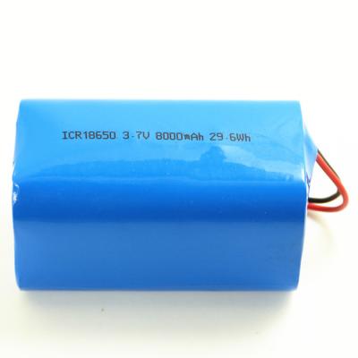 Κίνα Μικρό 18650 1s4p πακέτο 3.7v 8000mah μπαταριών λι ιονικό για την ψηφιακή ιατρική συσκευή προϊόντων προς πώληση