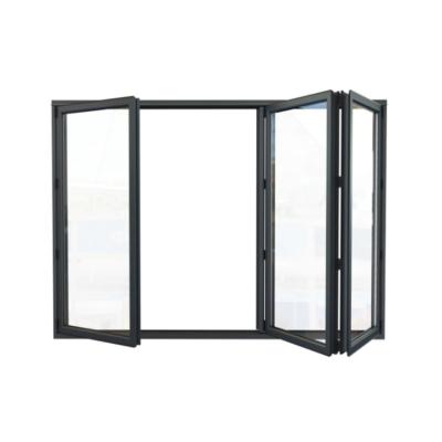 China High Quality Hot Selling Sound Insulation Sliding Folding Glass Door For Frameless Entrance for sale