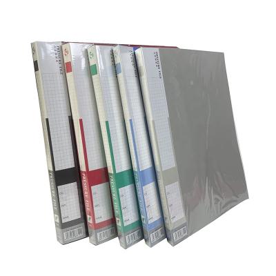 China 100% Eco-friendly Wholesale PP A4 Office Stationery Cover Clip Folder Paper File Folder Size Lever Arch File Folders for sale