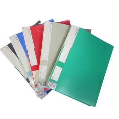 China 100% Customized High Quality Eco-friendly Multi Color A4 PP Metal Clip Plastic Folders for sale