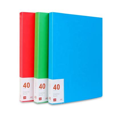 China Waterproof PP Display Book A4 Clear Plastic Waterproof Folder 20 30 40 60 Pockets Office Stationery for sale