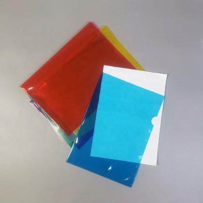 China A4 Size Transparent L-Shape Eco-Friendly Promotional Half With Multiple Thicknesses Folder for sale