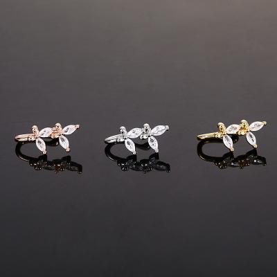 China Wholesale New FASHIONABLE YW Stainless Steel Heart Star Face Clip On Woman Non Piercing Nose Ring for sale