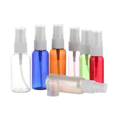 China Cosmetic 20ml 25ml 30ml 40ml Clear Amber Plastic PET Bottle Spray Bottle for sale