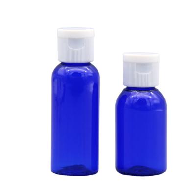 China Hot Selling Portable Flip Top Cap Hand Wash Liquid Soap Container Empty Hand Sanitizer 30ml Flip Up Small Plastic Top Cap Bottle for sale