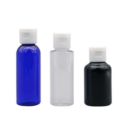 China 50ml Cosmetic Plastic Flip Top Cap Bottle With Flip Top Cap for sale