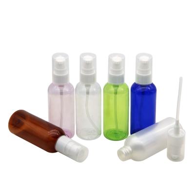 China 100ml Makeup Cosmetic Treatment Pump Mini Plastic Bottle /cream Pump Bottle For Skin Care Cream for sale