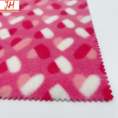 China FDY Factory Supplier 100% Micro Antistatic Printed Polyester For Garment And Home Textile Fleece for sale