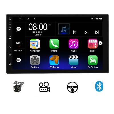 China Wholesale GPS Car Audio System 7 Universal Car Video Din 2 Inch Gps Autoradio 1+16G Touch Screen Android Car Stereo 2 for sale