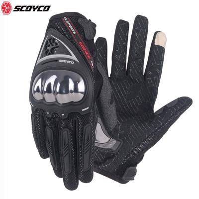 China Full Finger SCOYCO For Men Summer Motocross Off Road Full Finger Motor Bike Riding Padded Glove Motorbike Gloves for sale